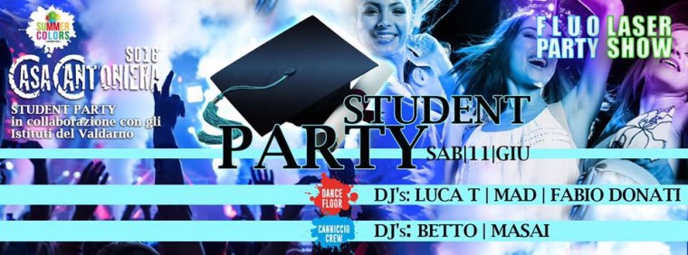 Casa Cantoniera ◆ Student Party ◆ Fluo Party ◆ Laser Show