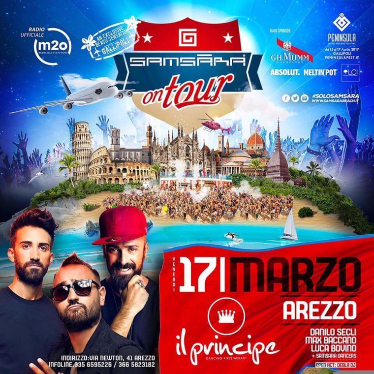 Samsara beach in tour ad Arezzo