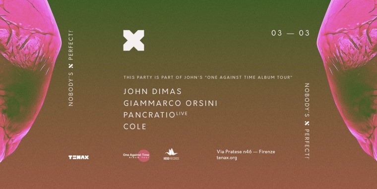 John Dimas, Giammarco Orsini, Pancratio e Cole al Tenax di Firenze